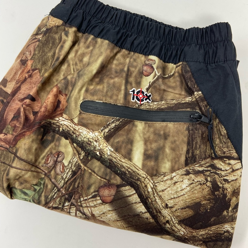Mens 10X Camo Break Up Infinity Hunting Pants Sz XL Reg 42-44 Elastic Waist M6